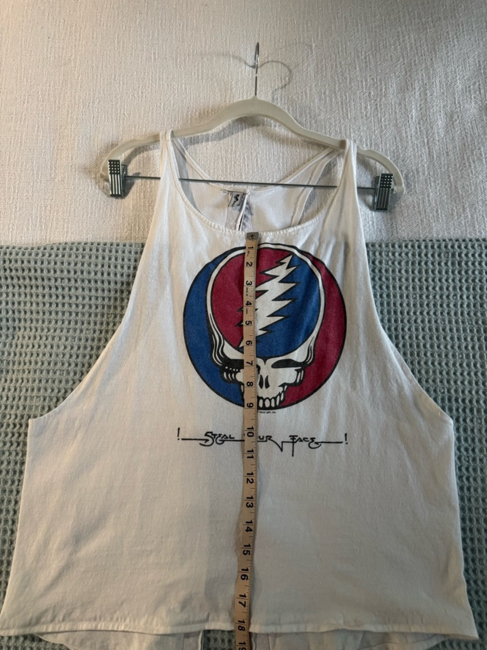 Upcycled Grateful Dead Tank w/ Open Back - Picture 5 of 6